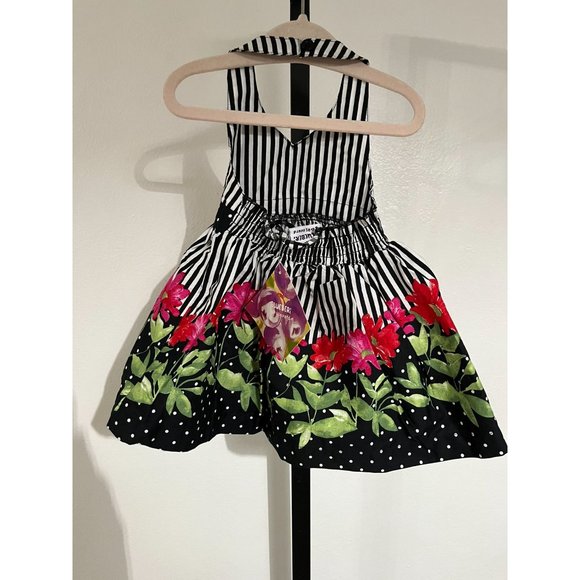 NWT Girls flower Spring and Summer Dress - Picture 2 of 3
